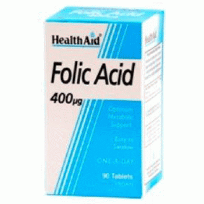 Health Aid Folic Acid 400ml 90tbs
